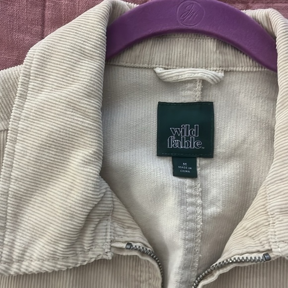 women’s tan corduroy jacket - Picture 2 of 3